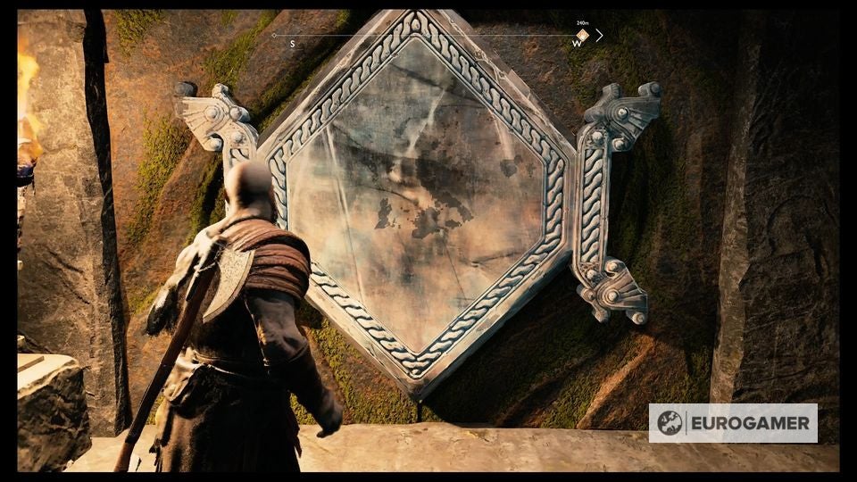 God of War Witch's Cave puzzle solutions explained, Lake of Nine and the Foothills